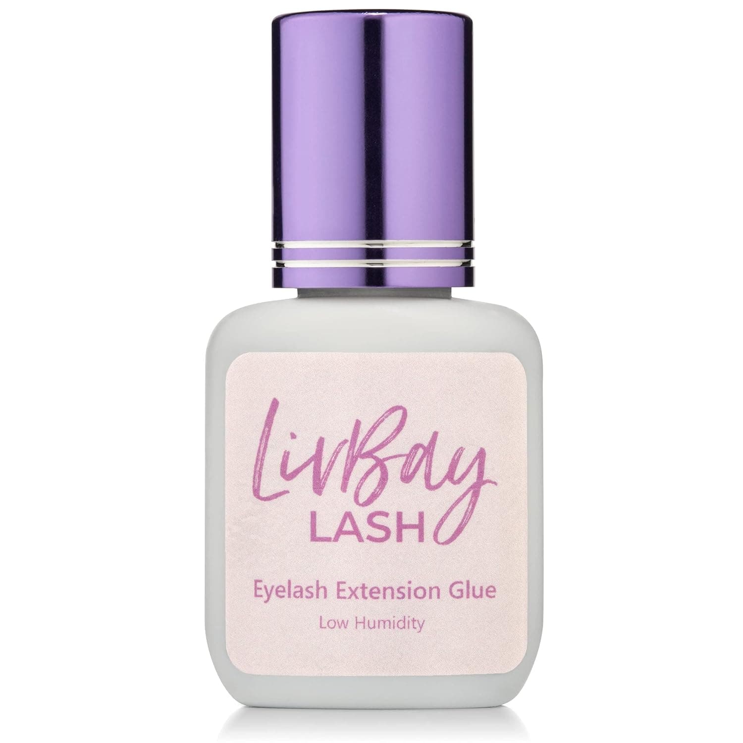 LivBay Lash Glue - Low Humidity | Eyelash Glue Extensions | Lash Adhesive | 1-1.5 Sec Dry Time | Professional Use Only, 10ml