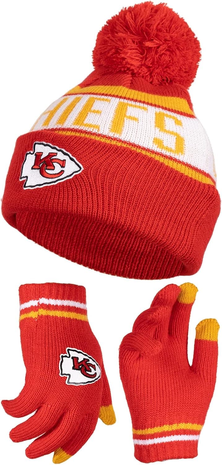 Ultra Game Core Fan Hat Gloves Set