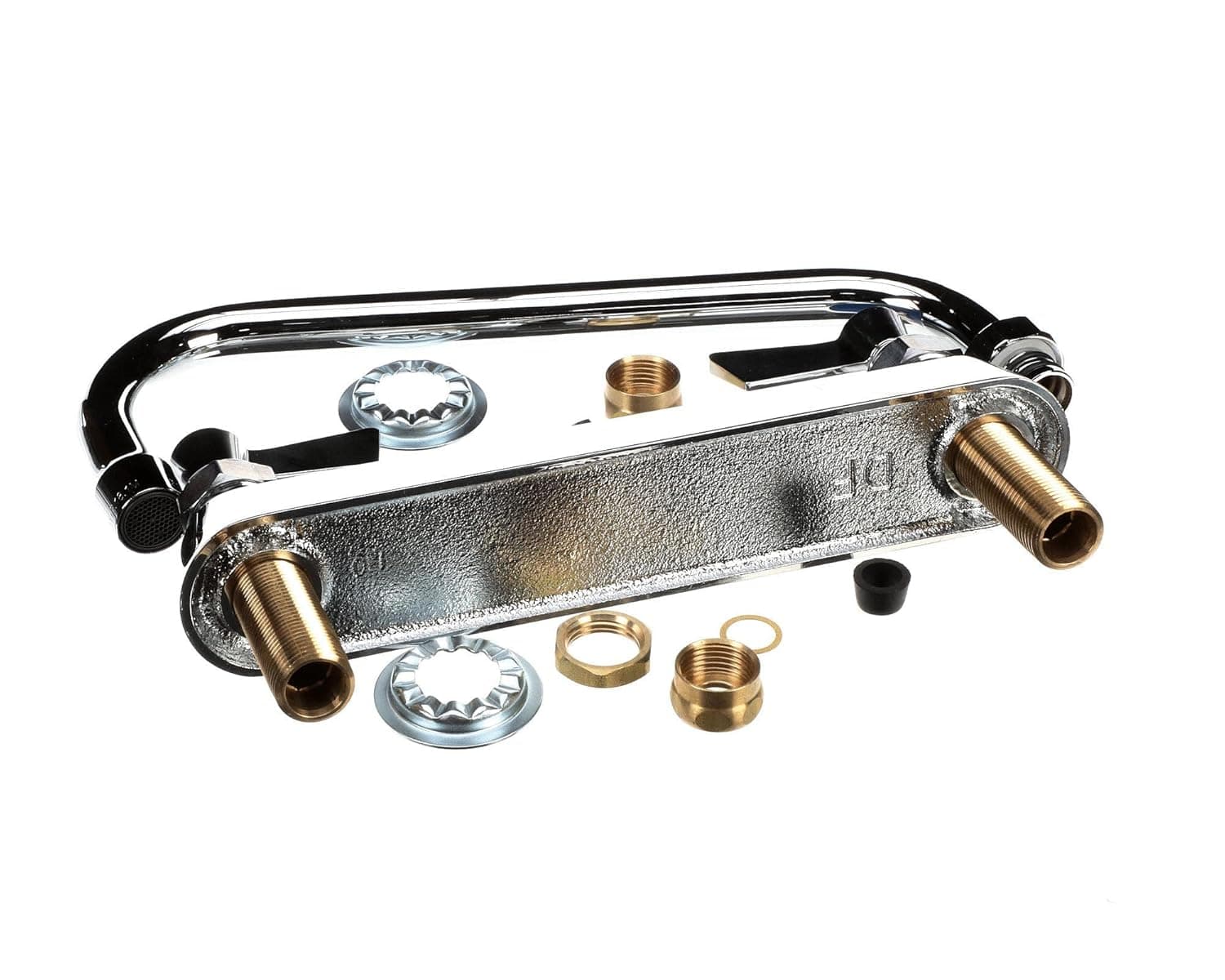 Fisher 3312 8" Centers Deck Mounted Faucet with 10" Swing Spout