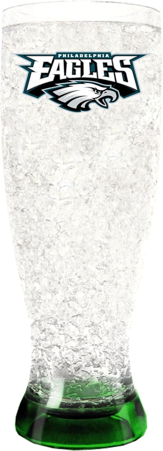 NFL Philadelphia Eagles 16oz Crystal Freezer Pilsner