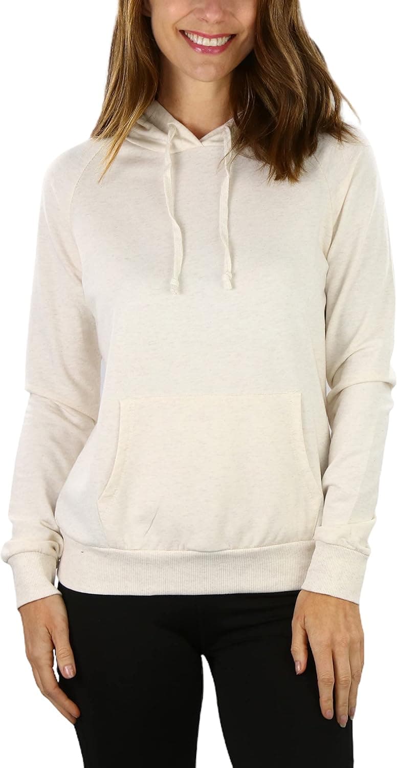 ToBeInStyle Women's Long Sleeve Kangaroo Pocket Pullover Hoodie