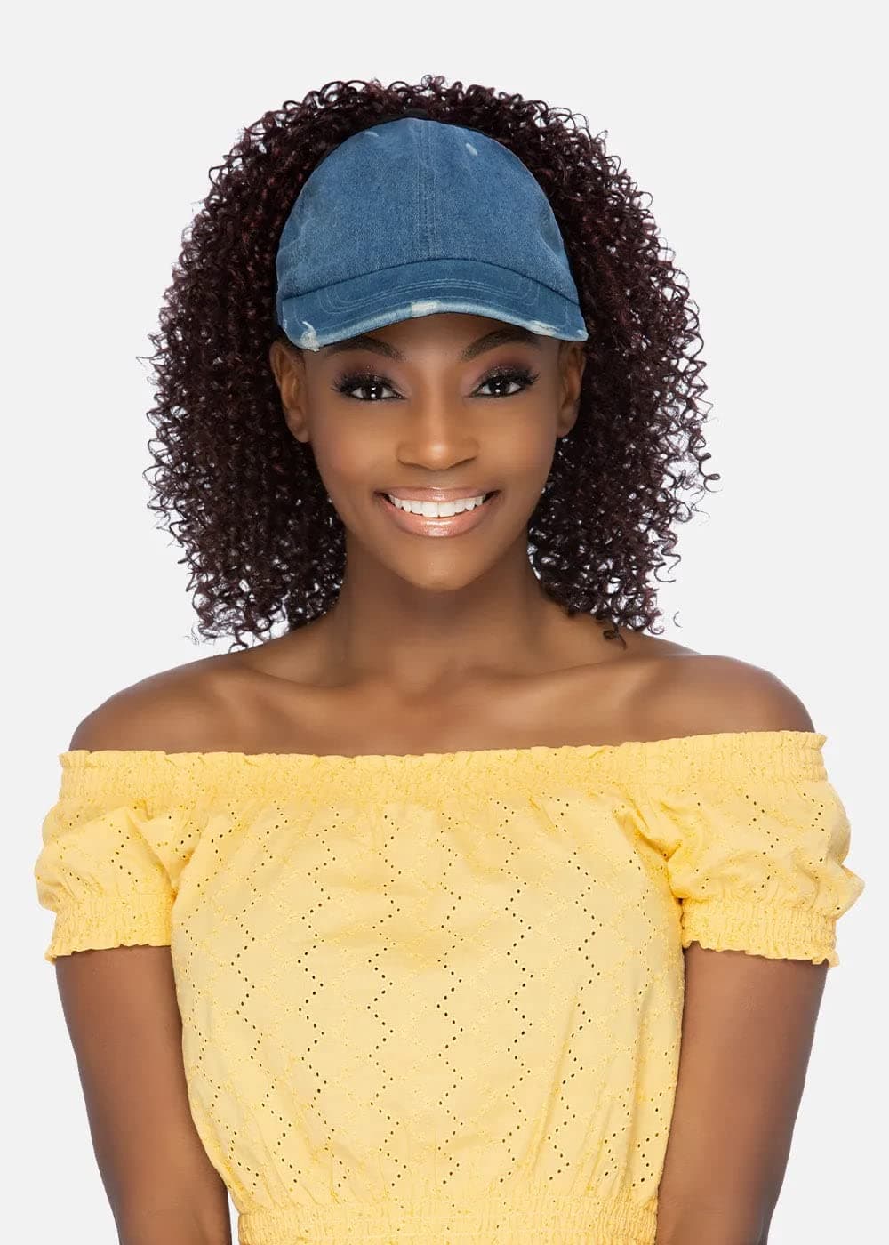 Vivica Fox Cap Do Instant Celebrity Style Wig CD-Thea (With Denim Backless Cap) (FS4/30)