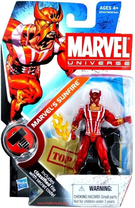 Hasbro Marvel Universe 3 3/4 Series 6 Action Figure Marvel's Sunfire