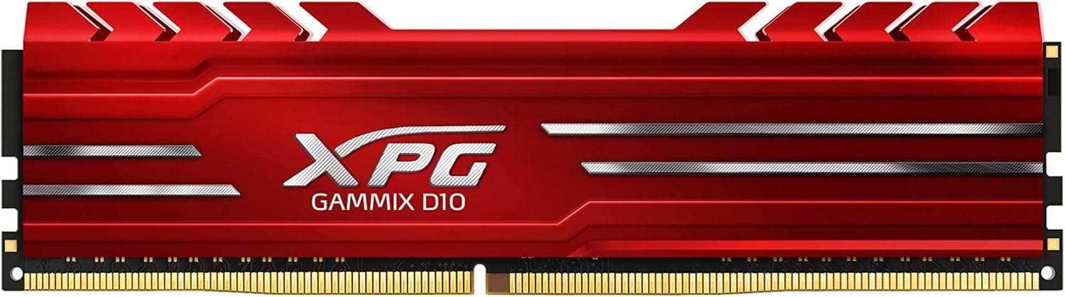 XPG Gammix D10 3200MHz (PC4 25600) 16G (2x8GB) Memory Module Kit Red (AX4U320038G16-DR10)