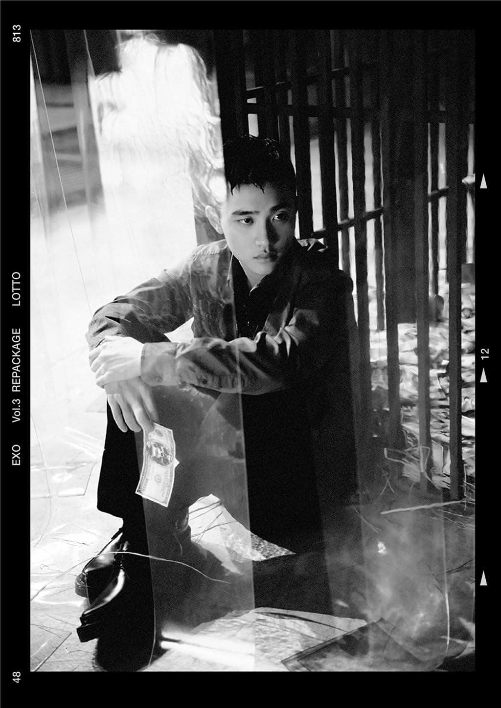 Fanstown Kpop EXO Poster LOTTO 16.5 x 11.7 inch A3 Size Thicken Coated Paper (D06)