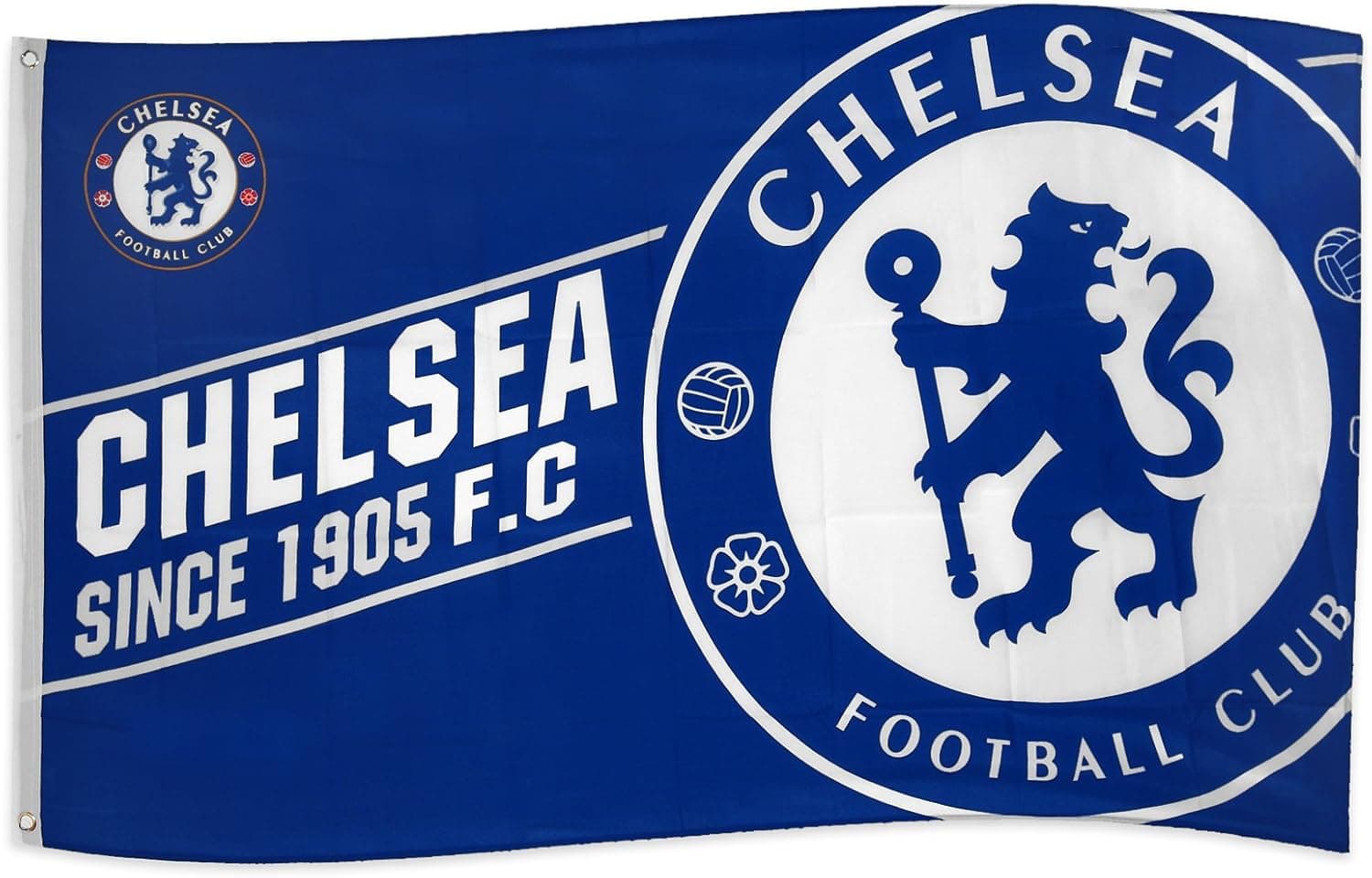 Official Chelsea FC EST Established Flag 3' x 5'