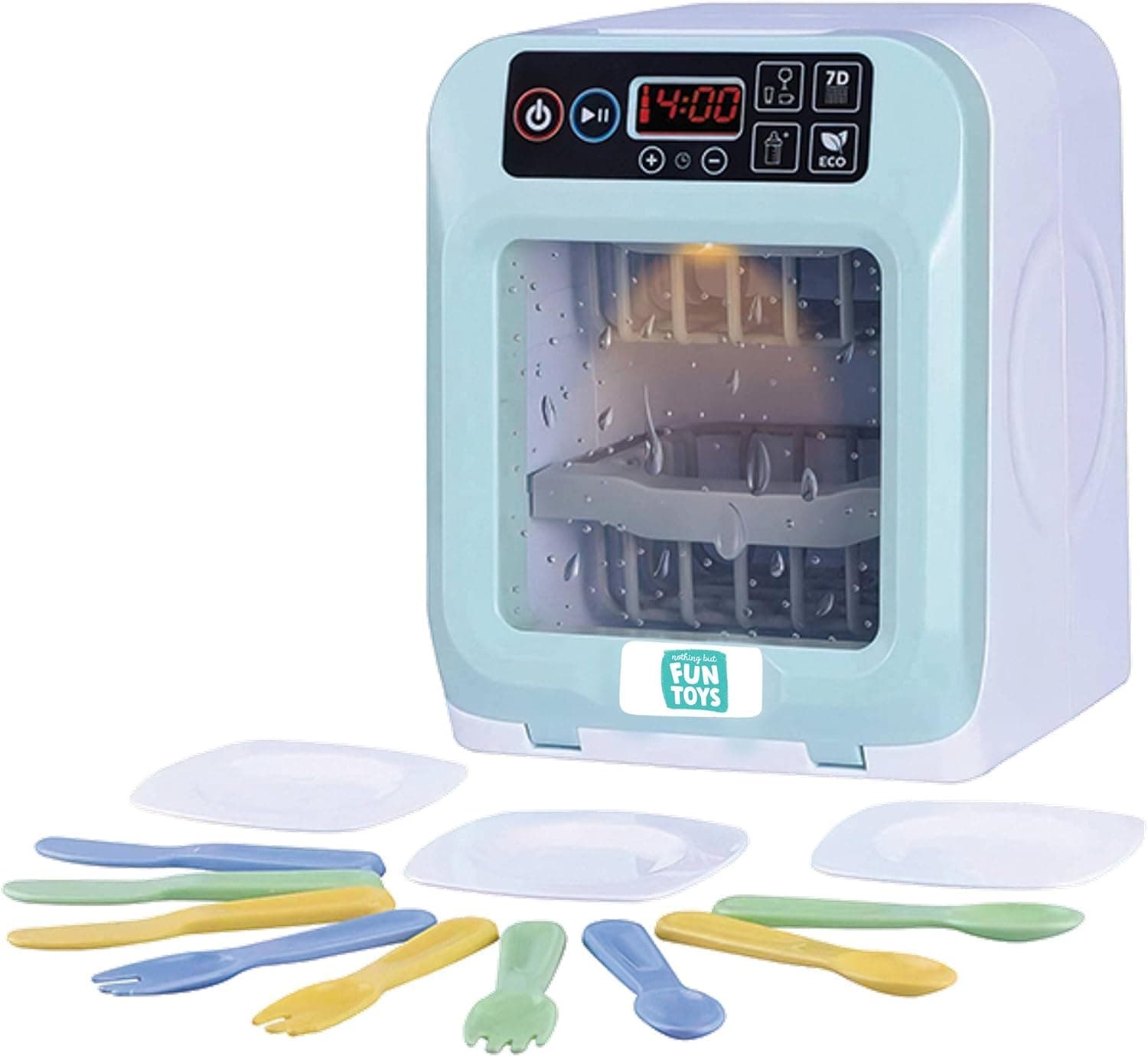 Nothing But Fun Toys My First Dishwasher Lights & Sounds Playset Designed for Children Ages 3+ Years, Multi