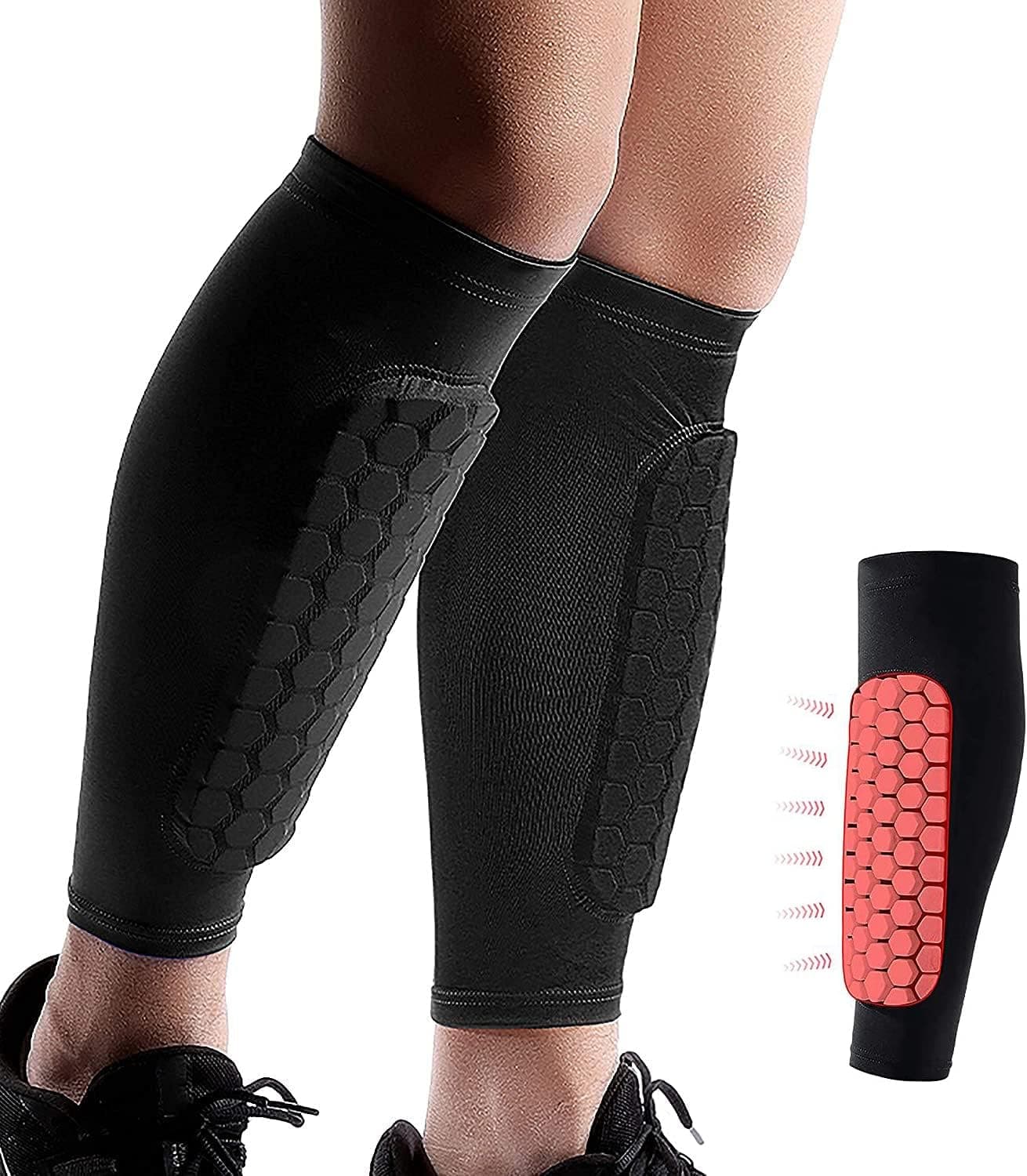 Geekism Soccer Shin Guards Youth, Kids Soccer Shin Guards for 3-15 Years Old Boys and Girls for Football, Lightweight EVA Cushion to Protection Football Player Reduce Shocks and Injurie