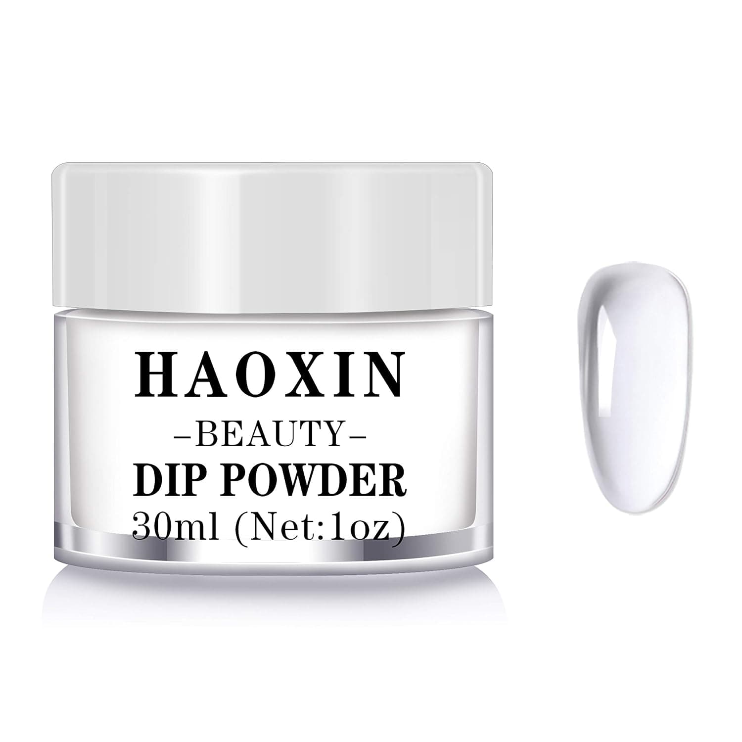 Acrylic Nail Dipping Powder Clear Color Acrylic Nail Art Dip Powder For French Nail Manicure,NO Need UV/LED Lamp Cured,Long Lasting,Non-Toxic & Odor-Free (Clear)