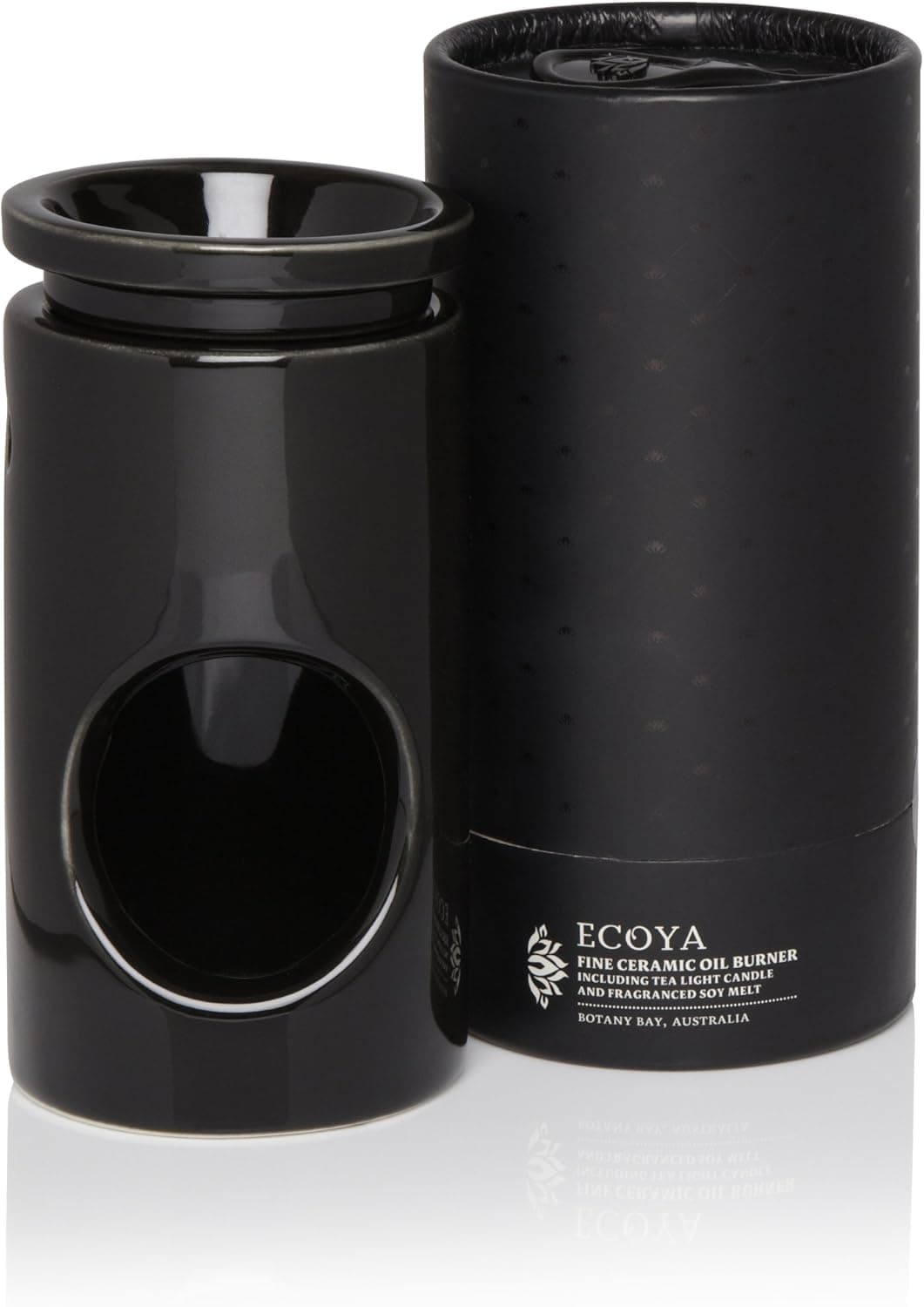 Ecoya Ceramic Oil Burner, Black