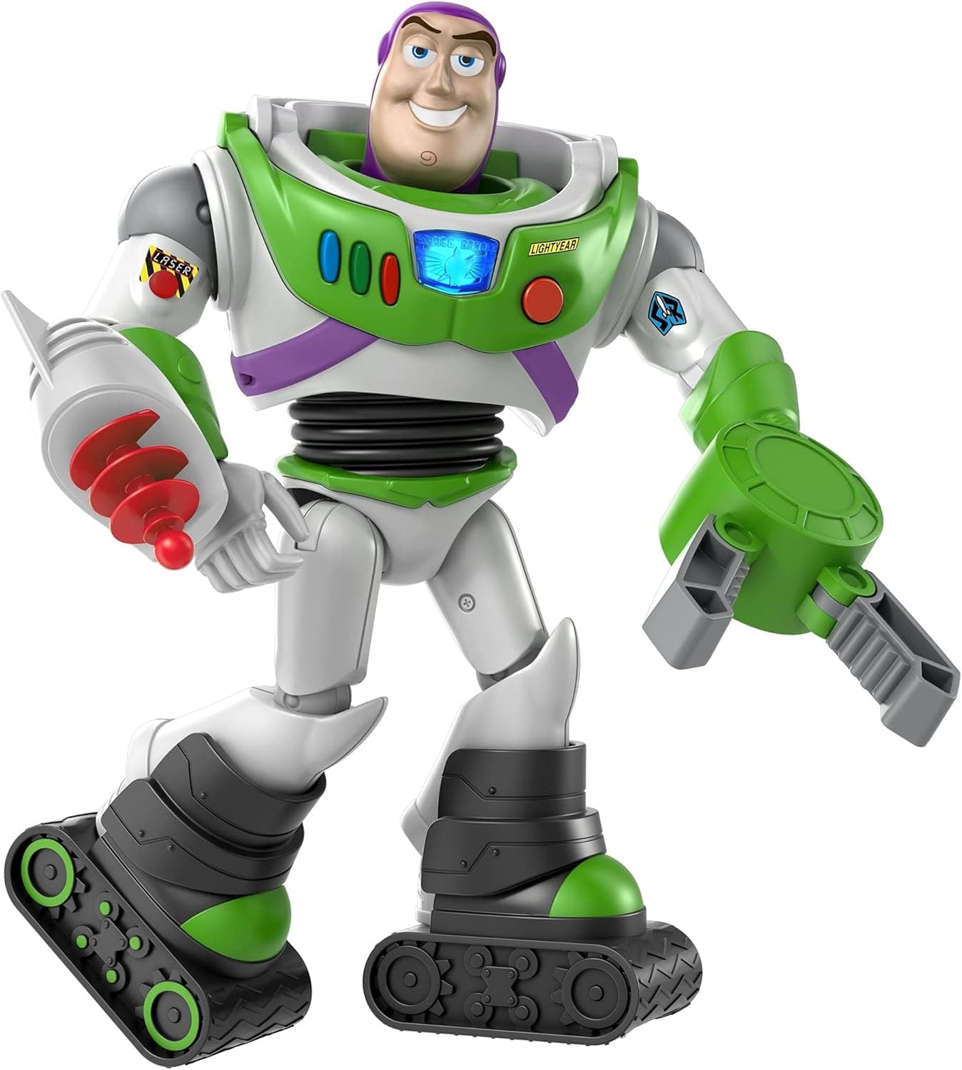 Toy Story Ultimate Space Ranger Buzz Lightyear Figure in Movie Scale with Lights, Sounds, Astro Gear Storytelling Accessories Jet Pack, Blaster, Claw, Moon Boots, Helmet
