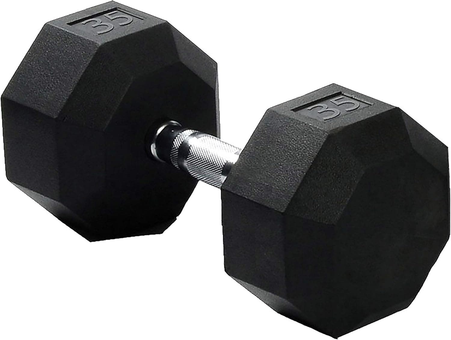 Dumbbells Hand Weights Set of 2 - Rubber Hex Chrome Handle Exercise & Fitness Dumbbell for Home Gym Equipment Workouts Strength Training Free Weights for Women, Men
