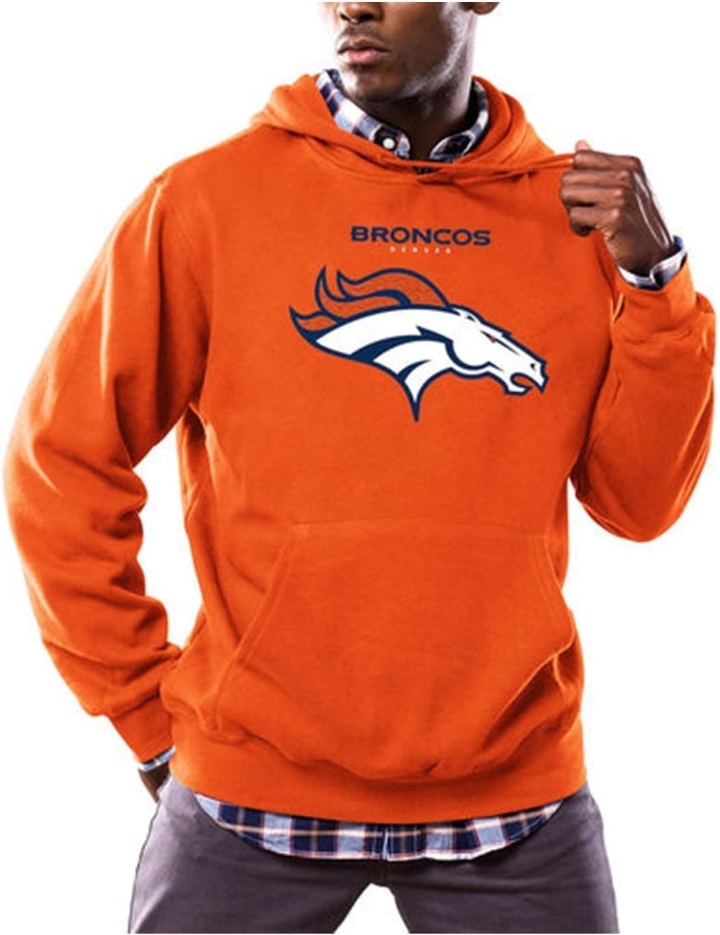 Majestic Denver Broncos NFL Critical Victory Hooded Sweatshirt - Orange