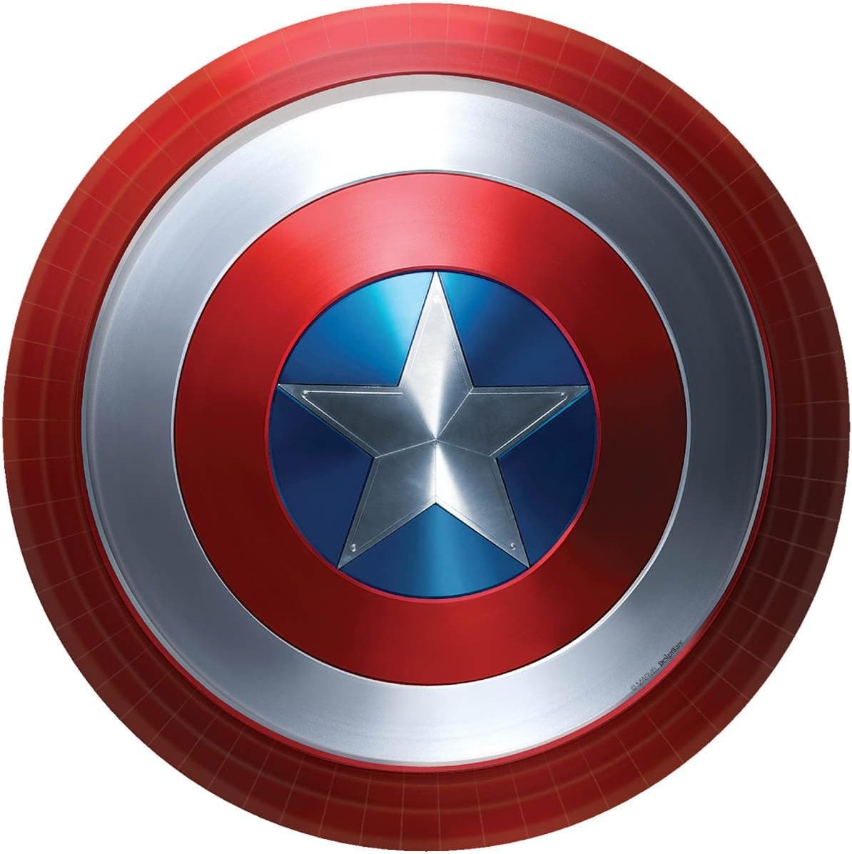 Designware Captain America 3 Civil War 9 inch Party Plates Big Party Pack (60 Count)