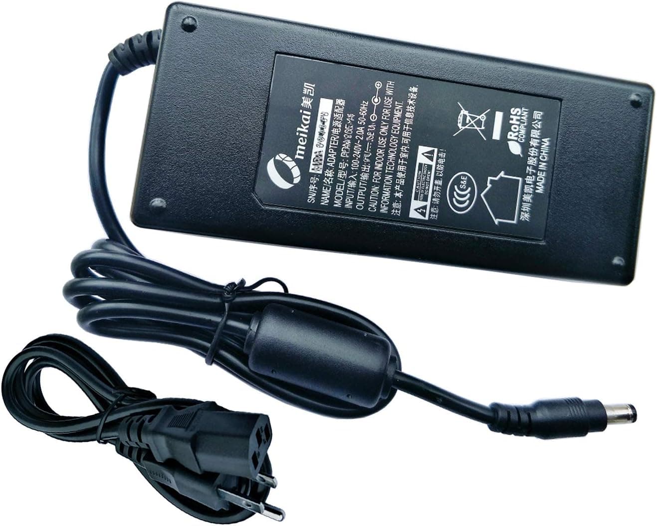 UpBright 19V AC/DC Adapter Compatible with Inogen One IO-100 IS-300 BA-101 BA-301 BA-302 BA-306 KA1800Q01 G2 G3 G4 Oxygen Concentrator Philips Respironics EverGo 900-105 Mango 100-19B Power Charger