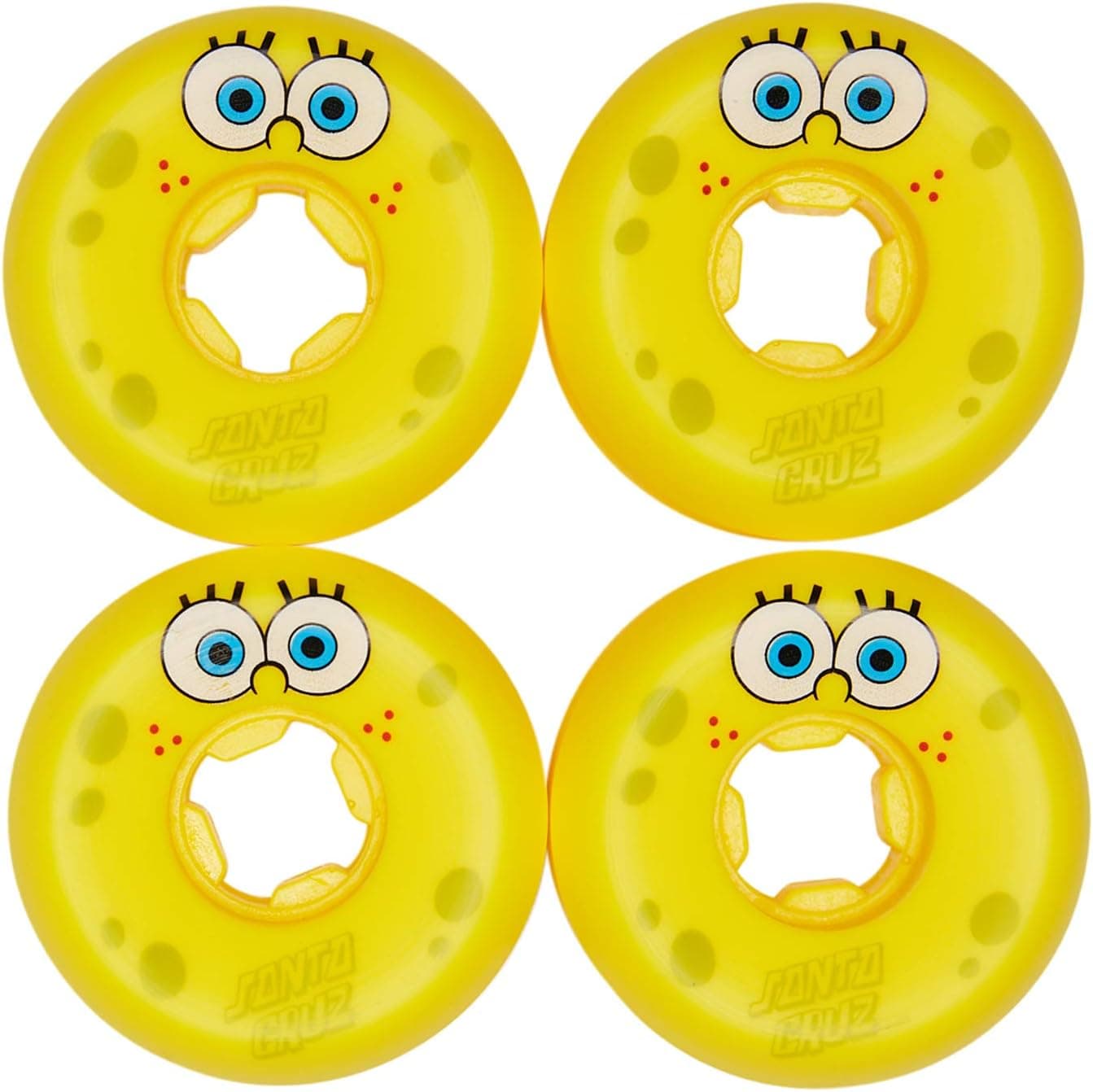 Santa Cruz Skateboard Wheels Face Spongebob 53mm 97A