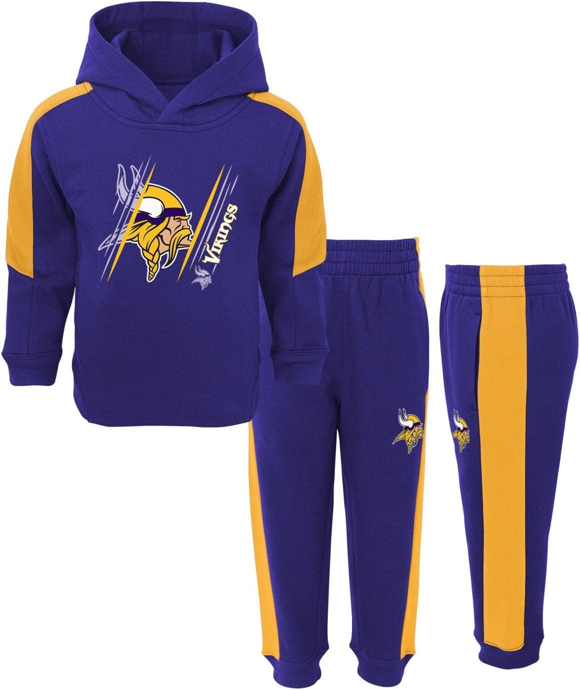 Outerstuff Minnesota Vikings NFL Toddler Fullback Fleece Hoodie & Pants Set