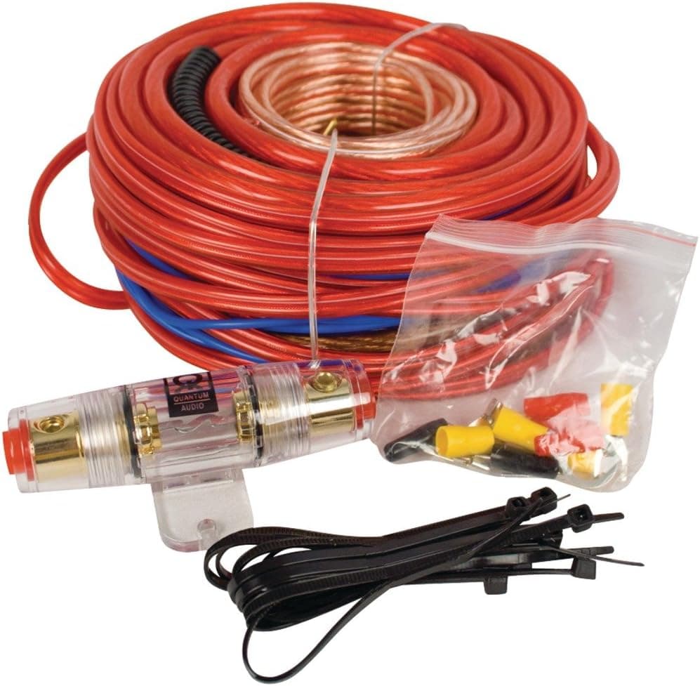 QUANTUM QKQ4 4-Gauge Amplifier Kit