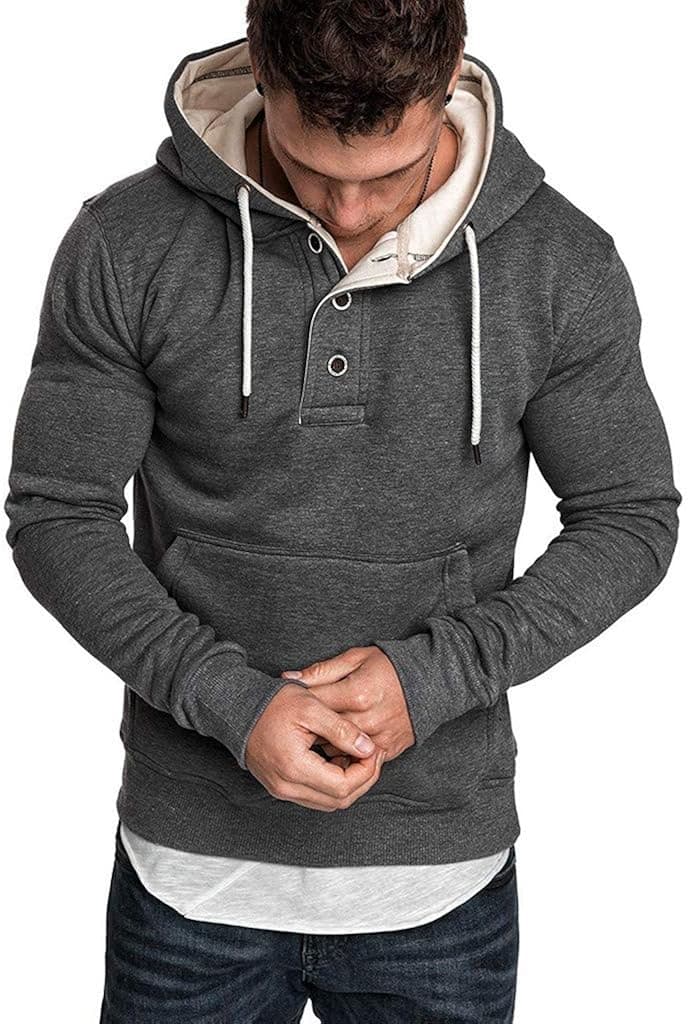 Lightweight Hoodies for Men Color Long Sleeve Hoodies Sweatershirt Tops Shirt Mens Casual Hoodies Pullover