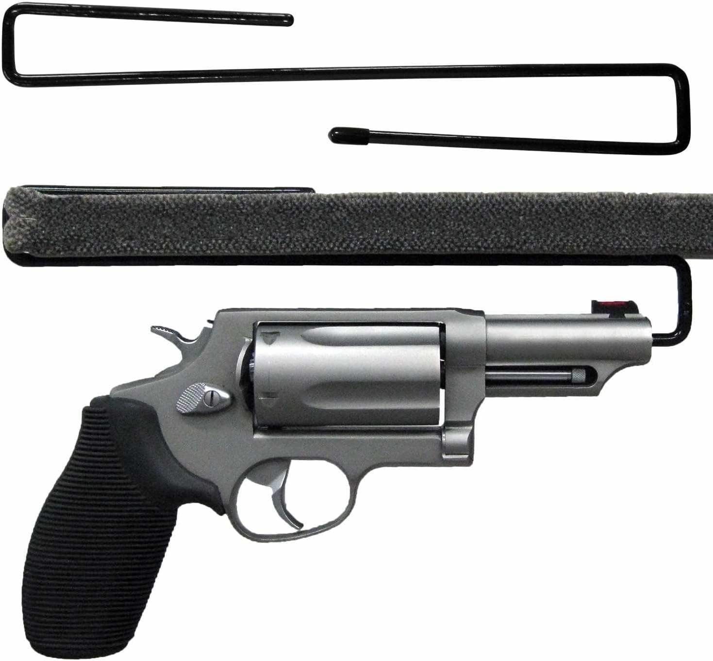 Ultimate Arms Gear Easy Use Ruger SR9 SP101 LCP LC9 P95 MKIII Revolver Pistol Gun Handgun Firearm Storage Shelf Rack Stand Holder Single Barrel Mount Hanger
