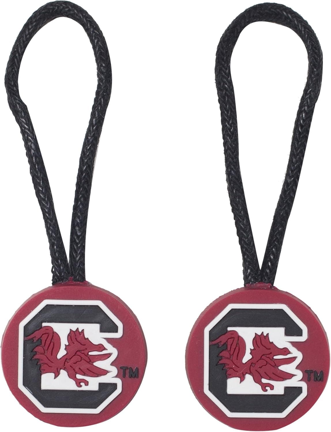 NCAA South Carolina Gamecocks ID Zipper Pull, 2-Pack