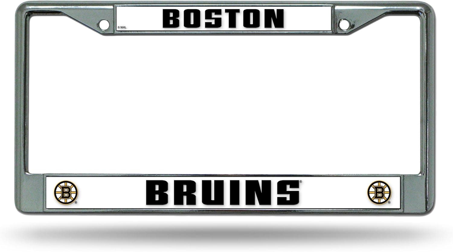 NHL Boston Bruins Standard Chrome License Plate Frame