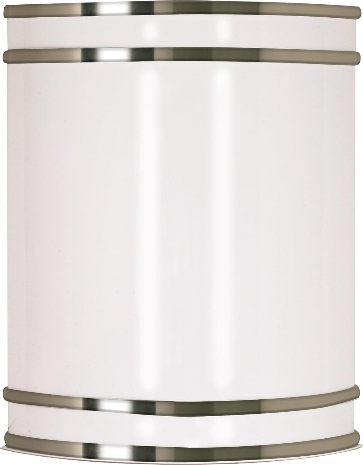 Nuvo 62/1045 Glamour LED Lighting Fixture, 9" Wall Sconce, Brushed Nickel Finish