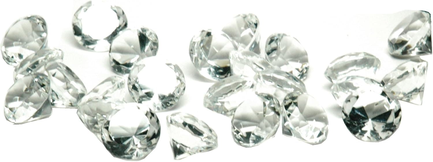 Oleg Cassini 105551 Round Clear Diamonds, Set of 24