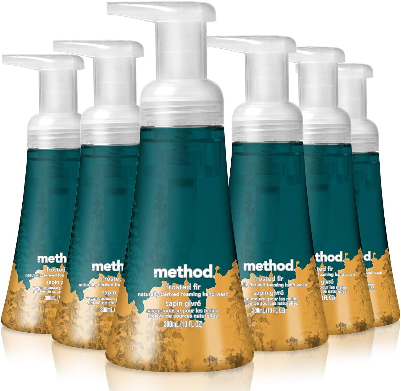 Method Foaming Hand Wash, Frosted Fir, 10 Ounces, 6 Count