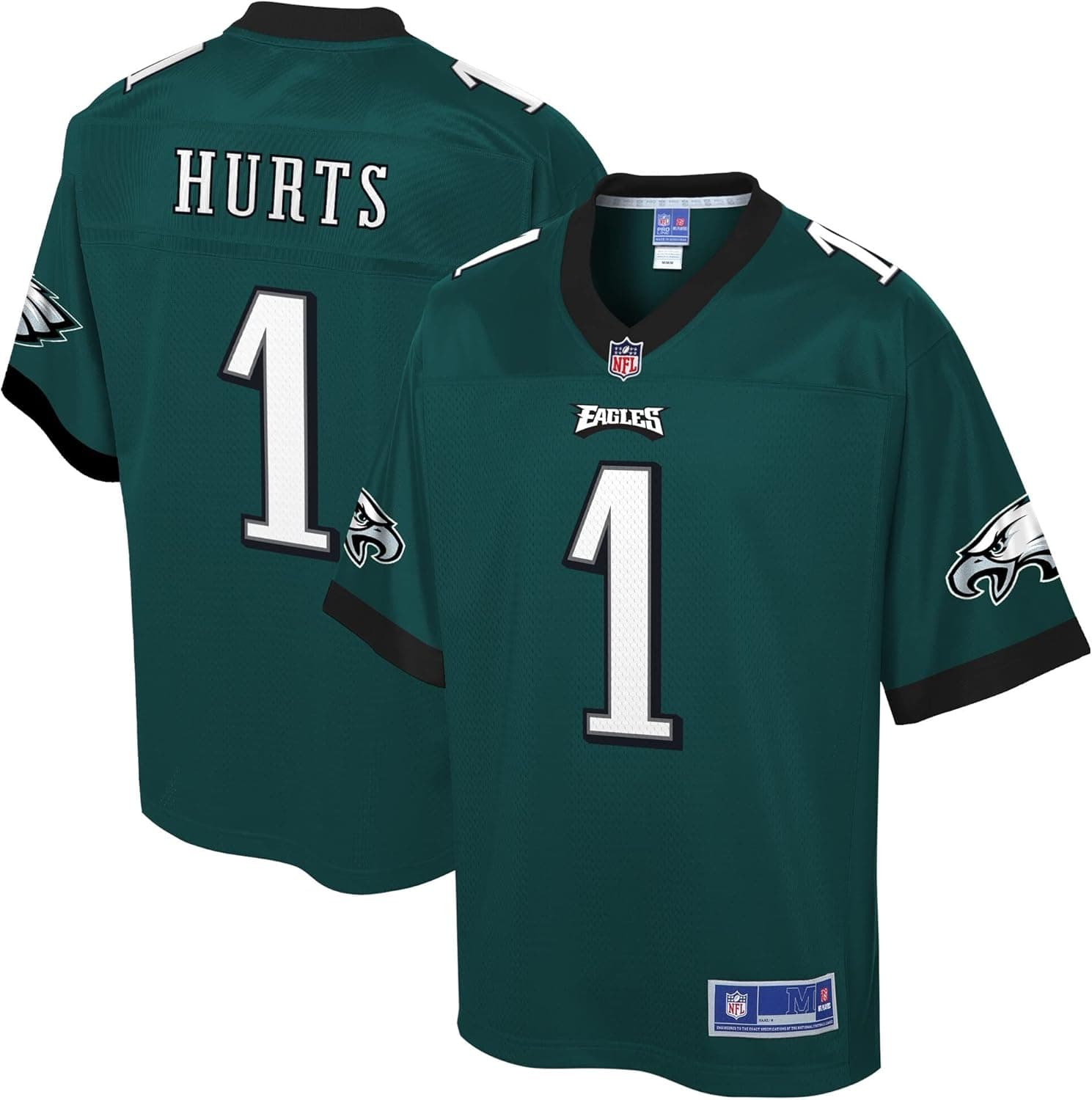 NFL PRO LINE Men's Jalen Hurts Midnight Green Philadelphia Eagles Replica Player Jersey