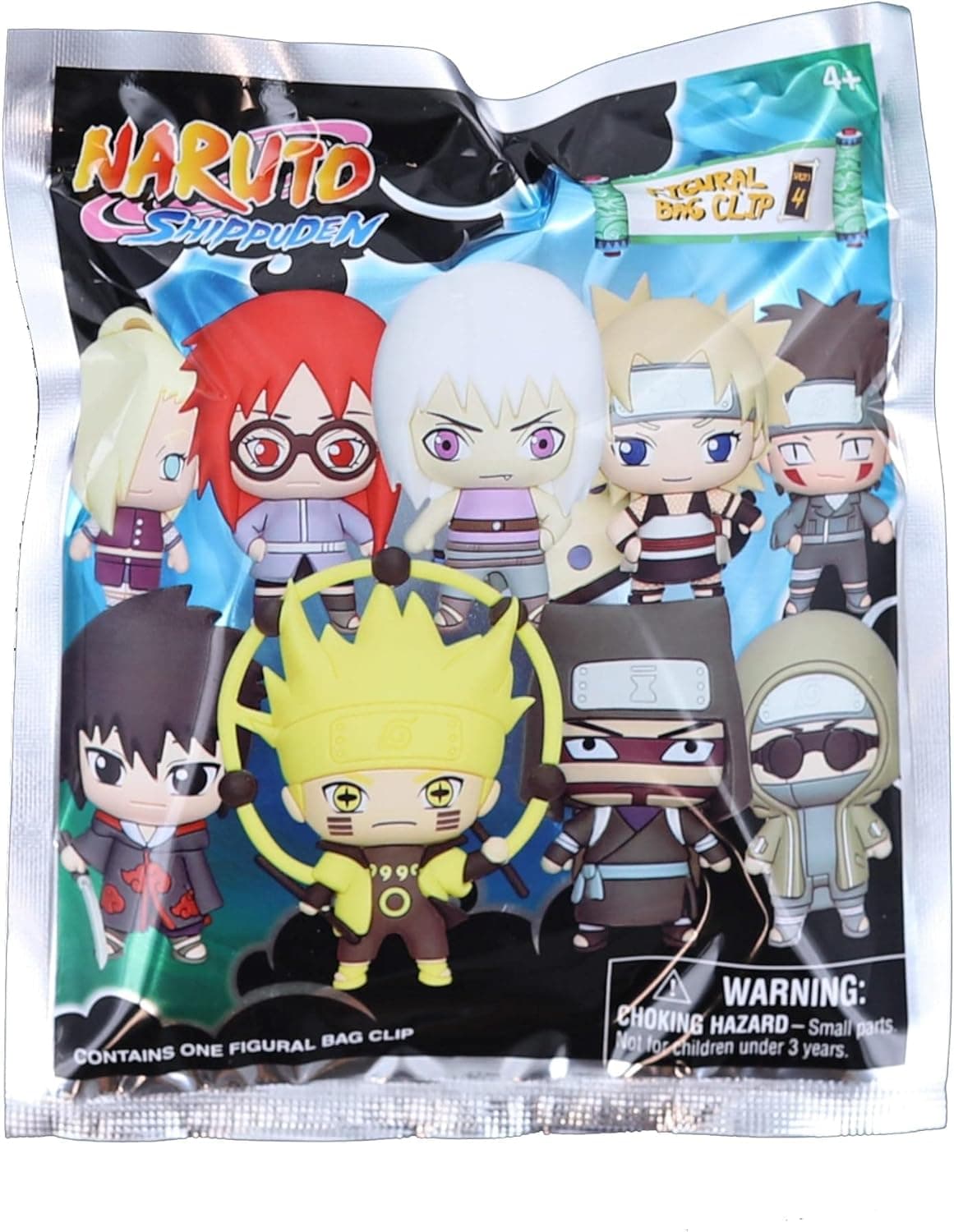 Viz Media Naruto Shippuden Series 4 - 3D Foam Bag Clip in Blind Bag