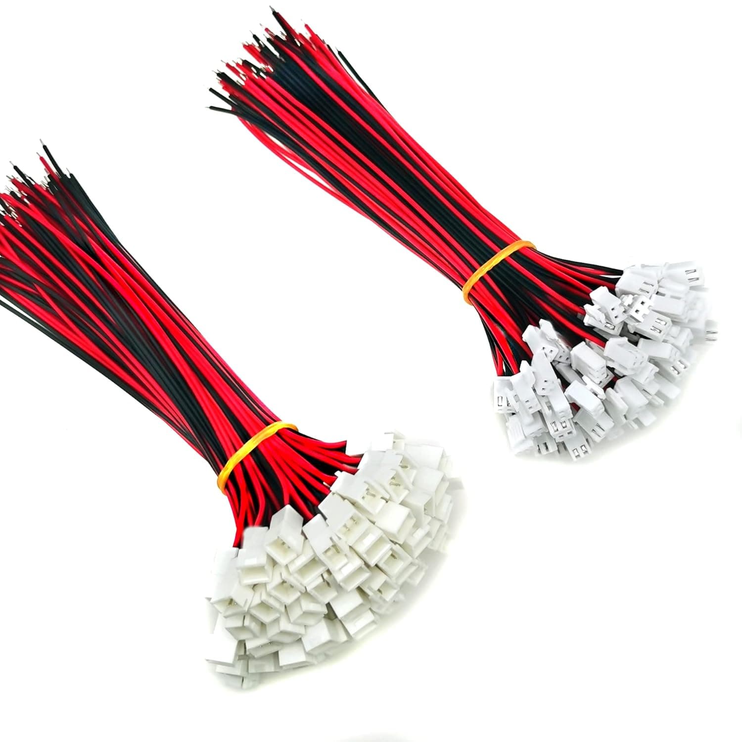 Babaobox 10 Pair 24AWG XHB2.54mm 2Pin Female and Male Connections Plug with 150mm Red Black Terminal Connector Wire Cable