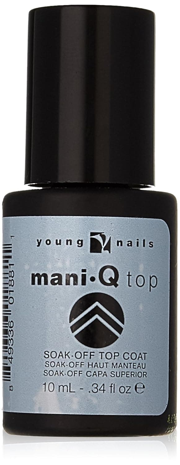 Young Nails Color Mani Q Nail Polish, Top Coat, 0.34 Fl Oz