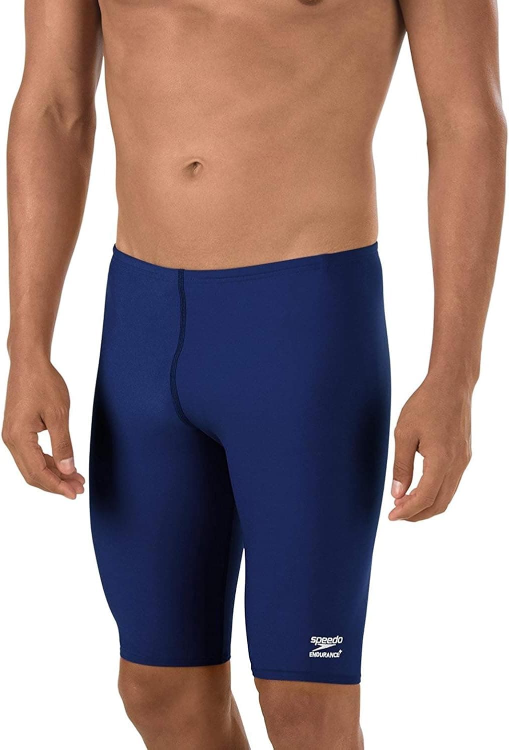 Speedo International Men's Endurance+ Polyester Solid Jammer Swimsuit