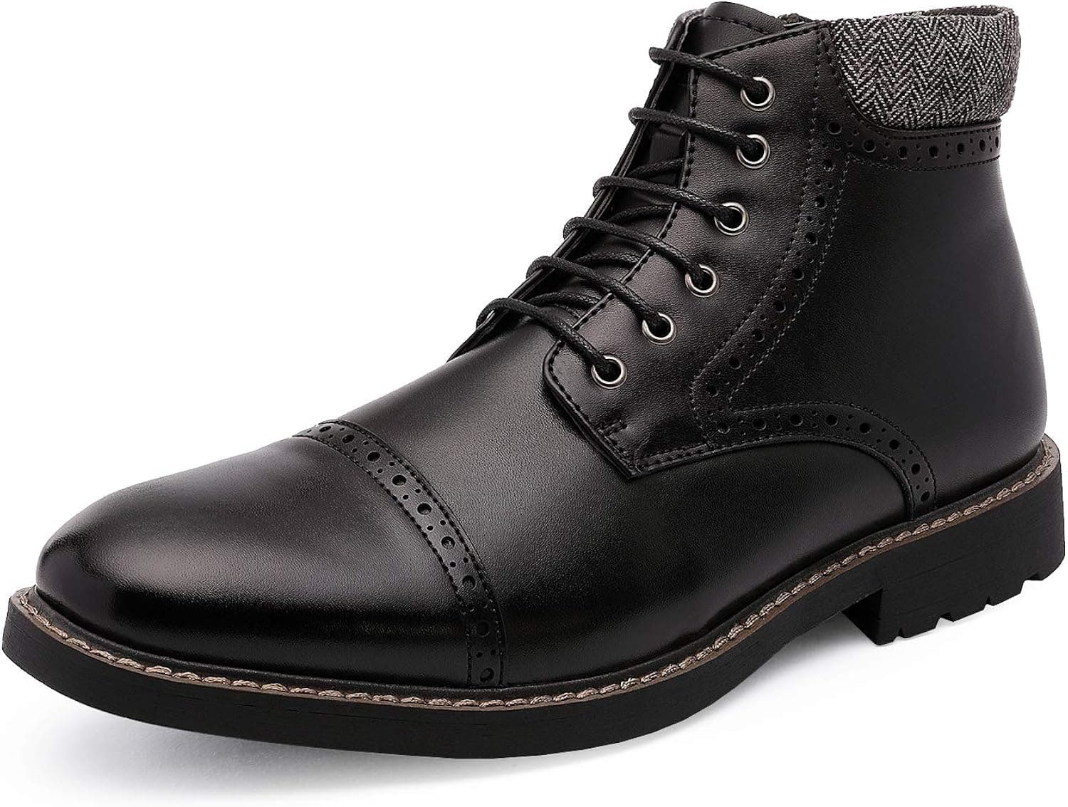 Bruno Marc Men's Dress Ankle Boots Cap Toe Oxford Boot