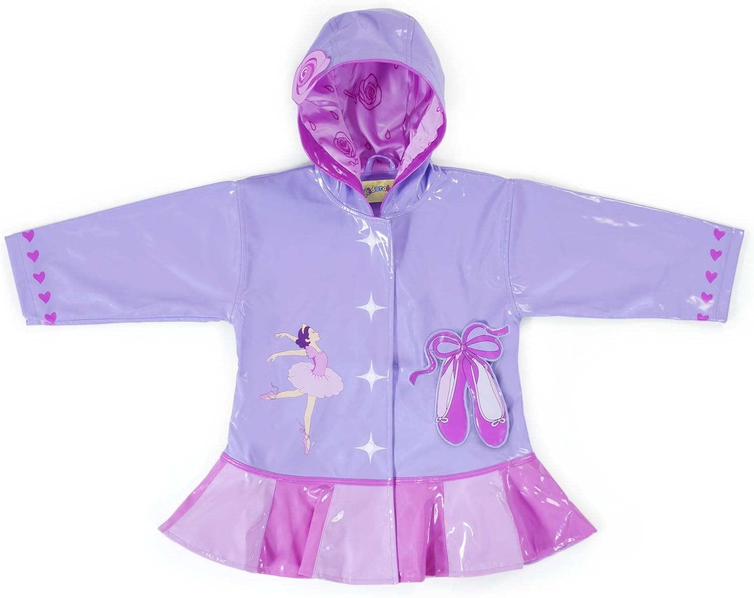 Kidorable Little Girls' Ballet Raincoat