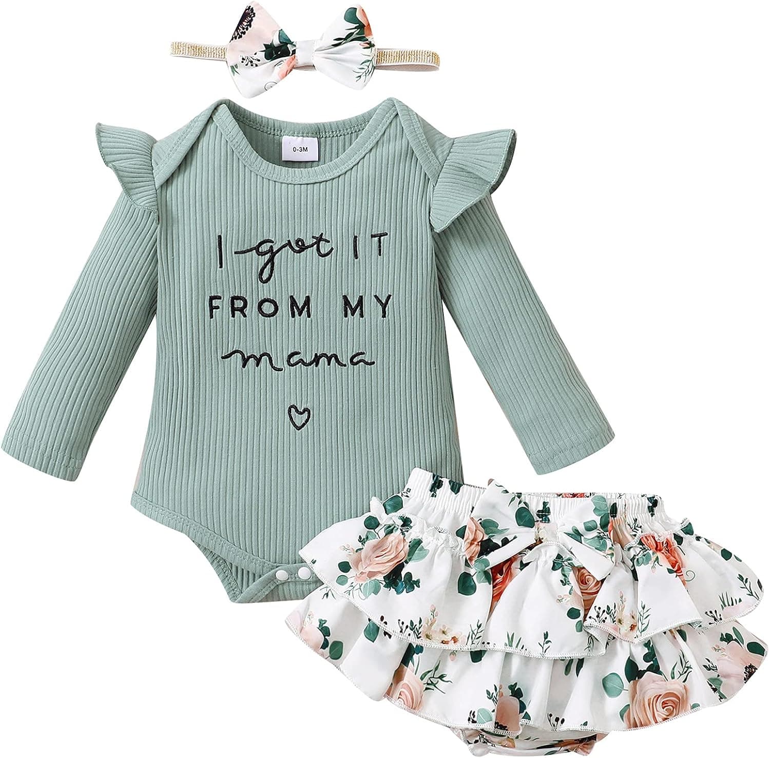 Newborn Infant Baby Girl Clothes Romper Shorts Set Floral Summer Outfits Cute Baby Clothes Girl
