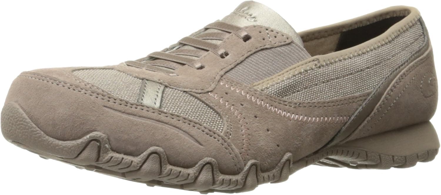 Skechers Women's Bikers Relaxed Fit Abroad Sneaker