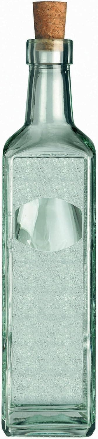 Bormioli Rocco Country Home Eticat Bottle with Writeable Sticker, 17-Ounce