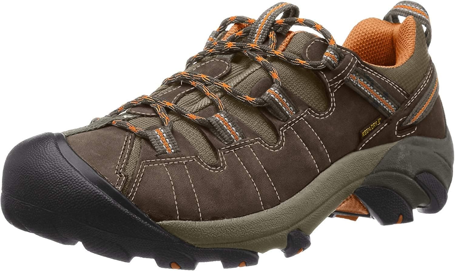KEEN Men's Targhee II Hiking Shoe, Bungie Cord/Burnt Orange - 11 D(M) US