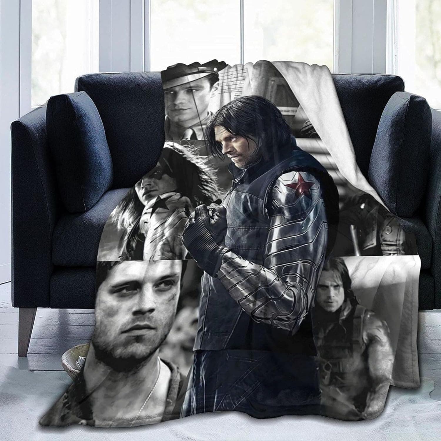 Blanket Soft Plush Lightweight Throw Blankets Micro Fleece Blankets for Car Bed Couch Living Room (80"X60")