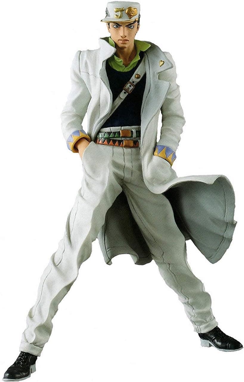 Banpresto Jojo's Bizarre Adventure Diamond is Unbreakable Jojo's Figure Gallery 7 x Diamond Records Jotaro Kujo Action Figure