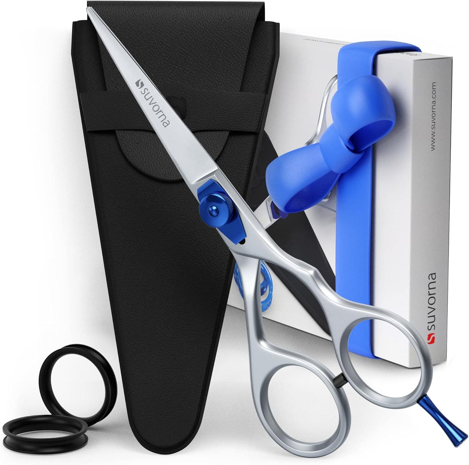 Suvorna 5.5" Hair Scissors Professional Hair Cutting Scissors Women Hair Cutting Shears Barber Shears Professional Barber Scissors Hairdresser Scissors Haircut Scissors Professional Hair Shears Men.