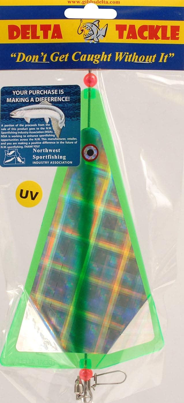 GIBBS-DELTA TACKLE 88857 Inline Flasher, Green