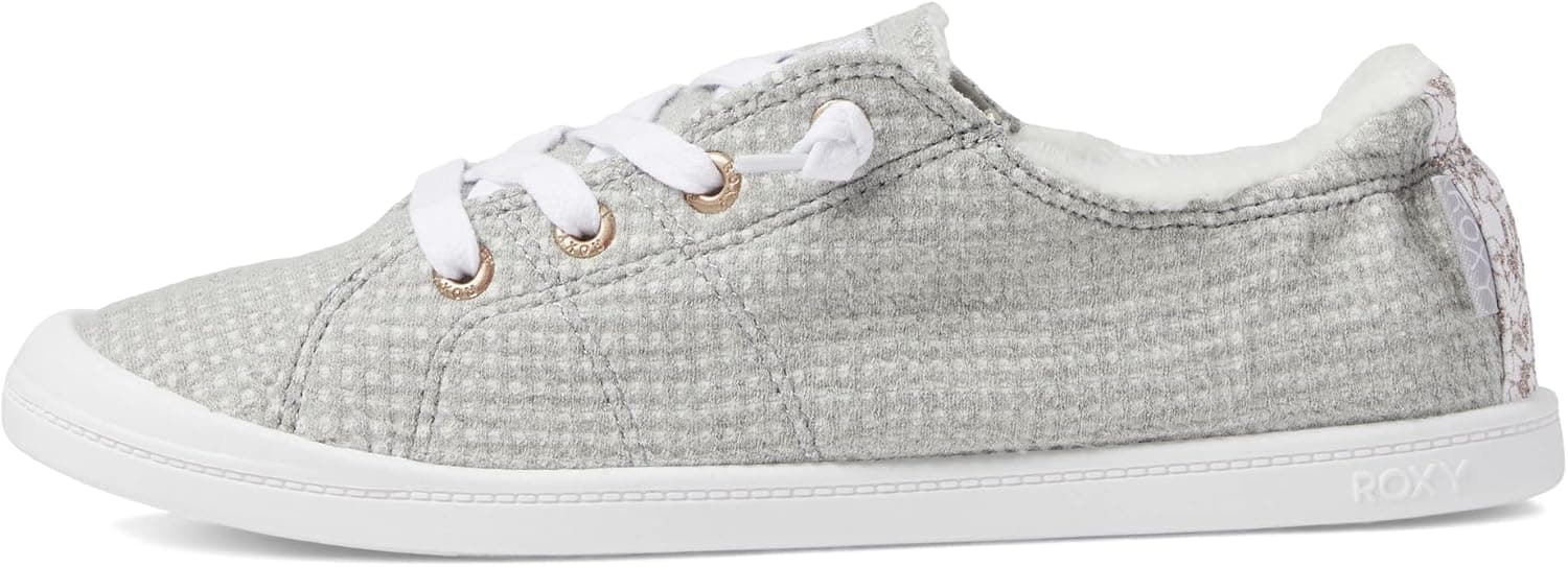 Roxy Women's Bayshore Faux Fur Slip on Sneaker Shoe