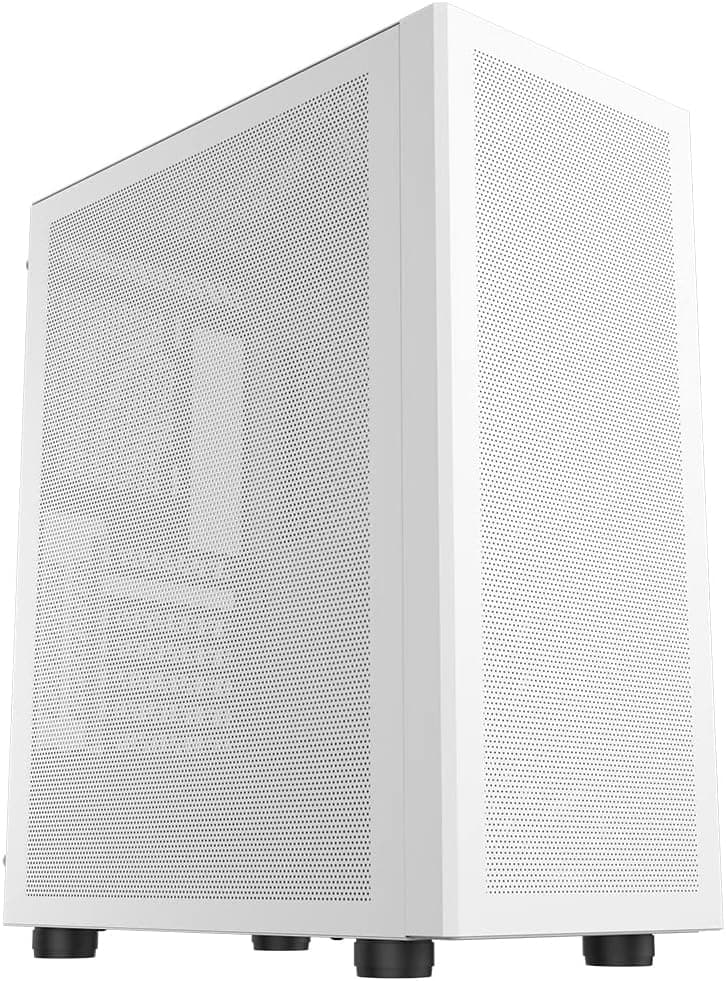 darkFlash DLC29 All Mesh PC Case ATX Mid Tower Case High Cooling Performance High Compatibility Gaming Case with USB 3.0 Type-C Interface (White)