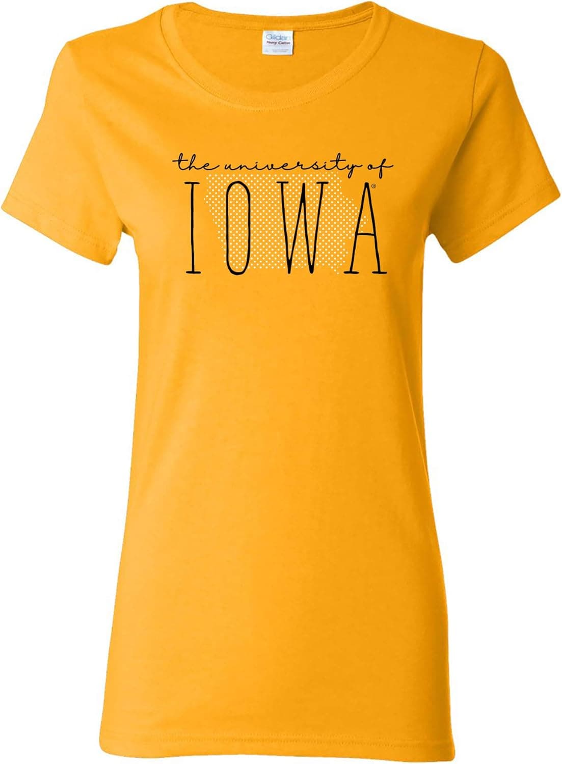 NCAA Dot Script, Team Color Womens T Shirt, College, University