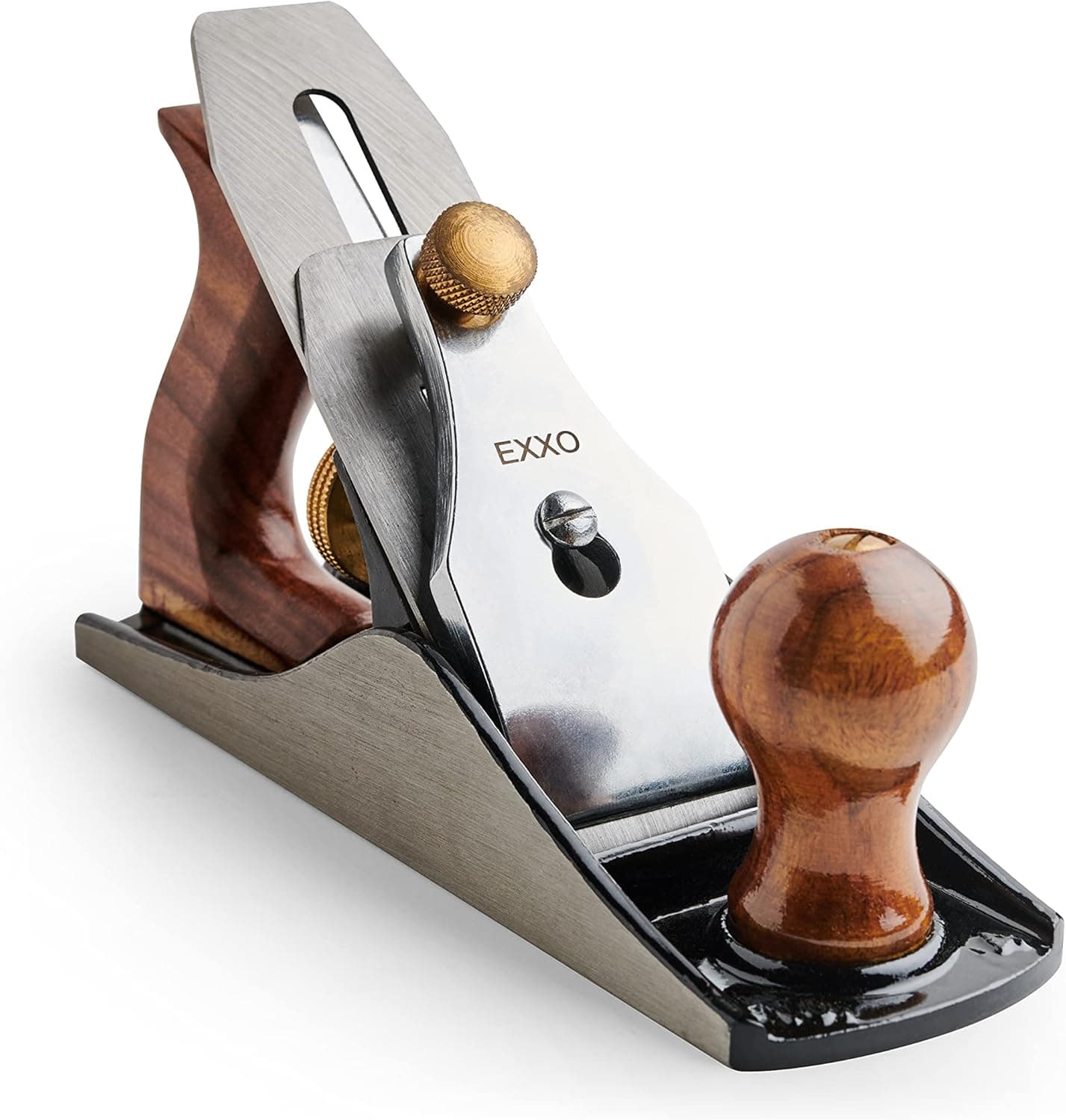 EXXO | No.4 Jack Bench Hand Plane | 9 Inch Plane - 2 Inch Cutter | Adjustable Edge and Hand Planer | Wood Smoothing, (5360)