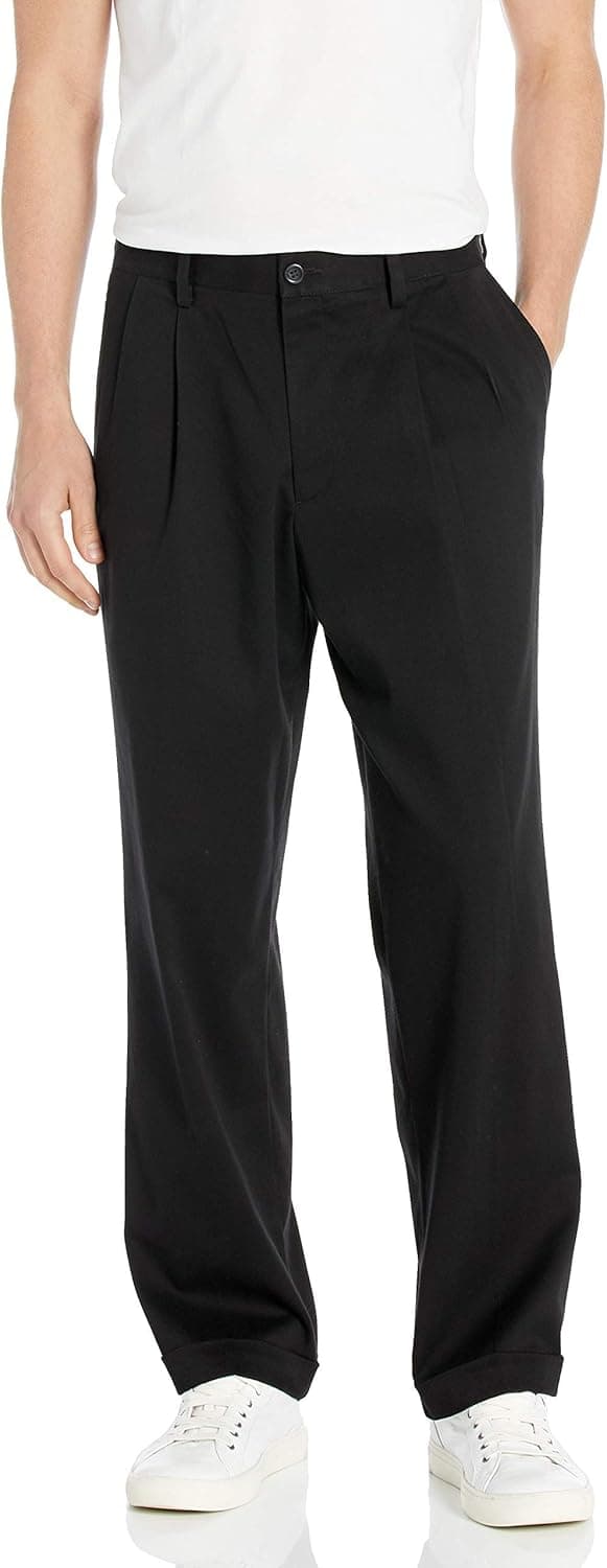 Dockers Men's Relaxed Fit Easy Comfort Pants D4-Pleated