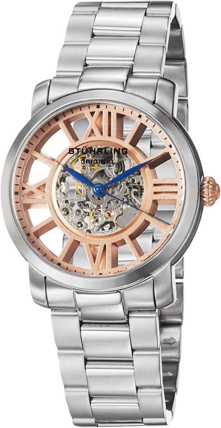 Stuhrling Original Men's 280B.331114 Winchester Decorum Automatic Skeleton Stainless Steel Watch